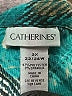 Catherines Animal Print Teal Long Sleeve Blouse Size 2X - photo 7
