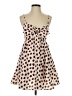 TCEC 100% Polyester Polka Dots Brown Casual Dress Size S - photo 1