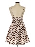 TCEC 100% Polyester Polka Dots Brown Casual Dress Size S - photo 2