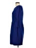 J.Crew 100% Wool Solid Blue Casual Dress Size 10 - photo 5