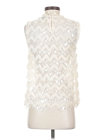 Blue Tassel Sleeveless Blouse (view 2)