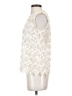 Blue Tassel 100% Nylon Ivory Sleeveless Blouse Size XS - photo 5