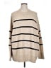 Aerie Stripes Tan Turtleneck Sweater Size XL - photo 1
