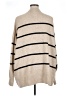 Aerie Stripes Tan Turtleneck Sweater Size XL - photo 2