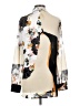 3.1 Phillip Lim for Target 100% Polyester Print Ivory 3/4 Sleeve Blouse Size S - photo 2