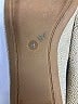 fs/ny 100% Leather Ivory Flats Size 8 - photo 4