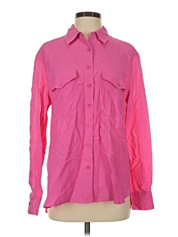 Zara Long Sleeve Button-Down Shirt (view 1)