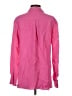 Zara Color Block Solid Pink Long Sleeve Button-Down Shirt Size S - photo 2