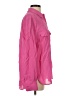 Zara Color Block Solid Pink Long Sleeve Button-Down Shirt Size S - photo 4