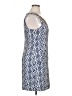Moulinette Soeurs Chevron-herringbone Blue Casual Dress Size 14 - photo 4