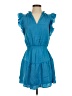 Steve Madden 100% Polyester Blue Casual Dress Size S - photo 1