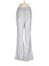 Worthington Stripes Silver Casual Pants Size 10 - photo 1