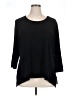 Marina Black 3/4 Sleeve Top Size 1X - photo 1