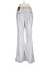 Worthington Stripes Silver Casual Pants Size 10 - photo 2