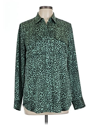 Equipment Long Sleeve Blouse (view 1)
