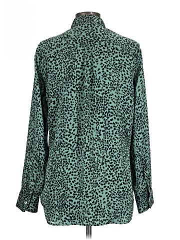 Equipment Long Sleeve Blouse (view 2)
