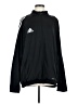 Adidas 100% Polyester Black Track Jacket Size L - photo 1