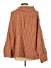 Free People Brown Turtleneck Sweater Size L - photo 2