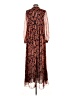 Glamorous 100% Polyester Paisley Brown Casual Dress Size 4 - photo 2