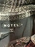 Motel 100% Polyester Plaid Black Coat Size S - photo 6