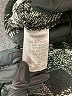 Motel 100% Polyester Plaid Black Coat Size S - photo 7