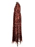 Glamorous 100% Polyester Paisley Brown Casual Dress Size 4 - photo 5