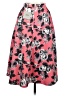 ASOS 100% Polyester Print Red Casual Skirt Size 1 - photo 2