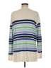 Talbots Stripes Ivory Cardigan Size M - photo 2