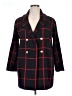 Anne Klein 100% Acrylic Plaid Red Coat Size XL - photo 1