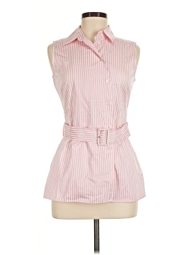 Thomas Pink Sleeveless Button Down Shirt