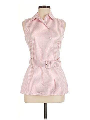 Thomas Pink Sleeveless Button-Down Shirt (view 1)