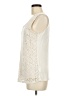 Solitaire 100% Polyester Ivory Sleeveless Blouse Size M - photo 5