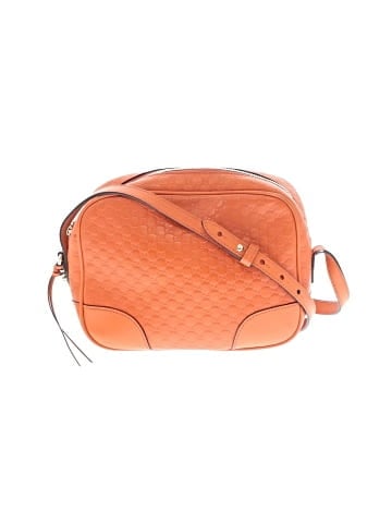 Gucci Outlet Leather Microguccissima Mini Bree Messenger Crossbody (view 1)