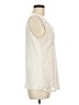 Solitaire 100% Polyester Ivory Sleeveless Blouse Size M - photo 4
