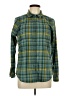 Royal Robbins Plaid Green Long Sleeve Blouse Size L - photo 1