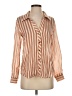 Zara Stripes Orange Long Sleeve Blouse Size XS - photo 1