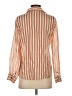 Zara Stripes Orange Long Sleeve Blouse Size XS - photo 2