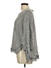 Umgee Silver 3/4 Sleeve Blouse Size L - photo 5
