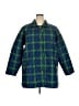 Blair 100% Polyester Plaid Green Coat Size XXL - photo 1
