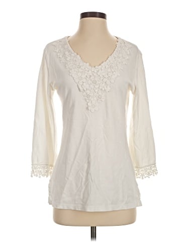 JM Collection 3/4 Sleeve Blouse (view 1)