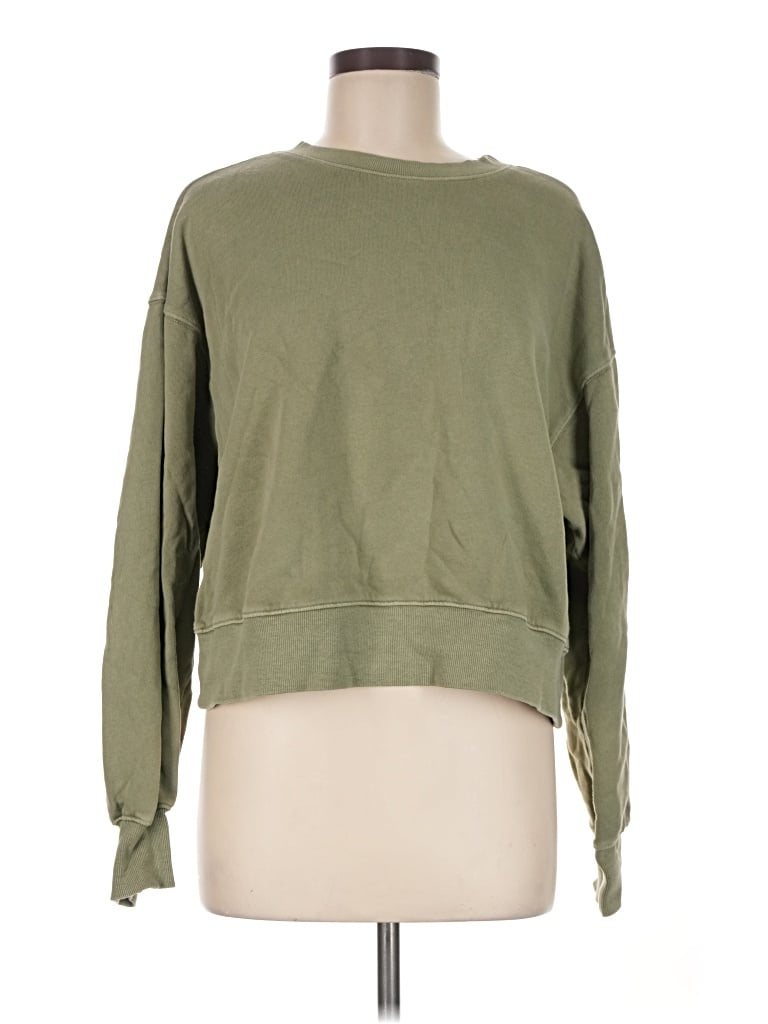 Pre-owned Old Navy Sweatshirt In Green