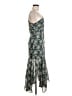Astr 100% Polyester Paisley Green Cocktail Dress Size M - photo 4