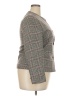 Unbranded Houndstooth Gray Jacket Size 18 - photo 4