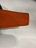 Hermès 100% Leather Orange Leather Belt Strap Size XS - photo 2