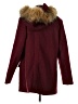 Unbranded Burgundy Coat Size XXS - photo 2