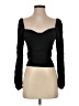 Reformation Black Long Sleeve Top Size 4 - photo 1