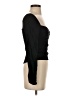 Reformation Black Long Sleeve Top Size 4 - photo 4