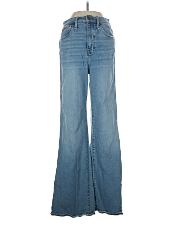 Madewell High-Rise Flare Jeans in Caine Wash (view 1)