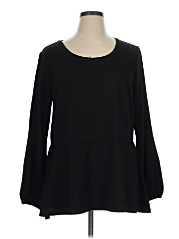 Isaac Mizrahi LIVE! Long Sleeve Blouse (view 1)