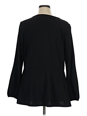 Isaac Mizrahi LIVE! Long Sleeve Blouse (view 2)